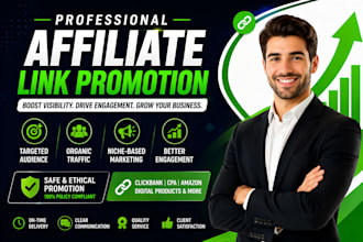 promote affiliate links offer clickbank and CPA  with targeted audience