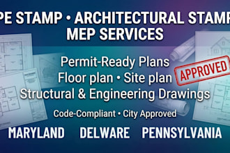 licensed pe stamp, maryland pe stamp, delware pe stamp, pennsylvania pe stamp