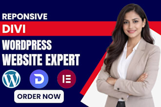 design reponsive divi expert for divi wordpress website,divi website design