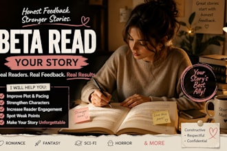 beta read your story and provide feedback