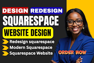 design your squarespace webiste to look modern and professional