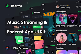develop music streaming app, podcast app, radio streaming app, live streaming
