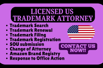 do USA trademark registration as USA registered attorney