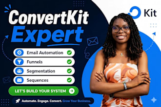 audit and optimize convertkit with ab testing segmentation and emails sequence