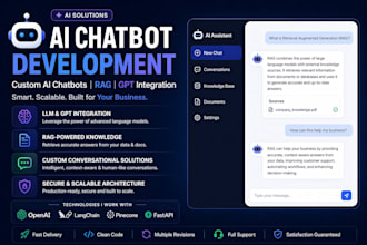 build custom ai chatbot using gpt rag llm and langchain