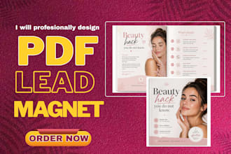 design professional lead magnet, ebook and workbook