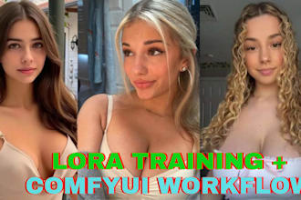 train ai model ai influencer workflow  nsfw sfw model sdxl flux zimage comfyui