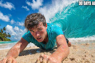 design a mrbeast style youtube thumbnail in 24 hours