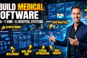 develop ai healthcare software, emr ehr system, and hipaa compliant medical apps