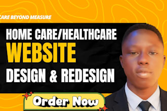 design a hipaa compliant home healthcare website