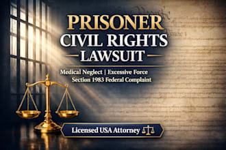 draft a prisoner civil rights complaint for section 1983 federal lawsuit