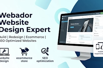 build webador website design webador redesign webador website development