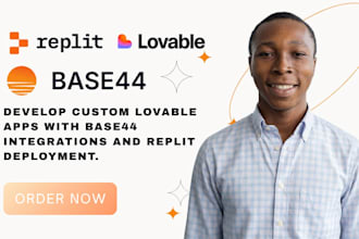 develop custom lovable apps with base44 integrations and replit deployment