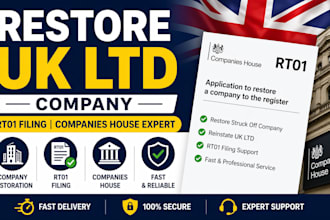 activate, reinstate, restore uk ltd, restore uk limited company, rt01 filing