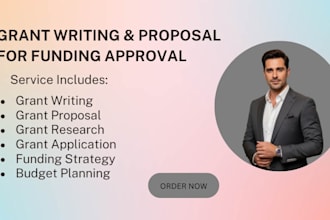 do grant writing and grant proposal for funding approval