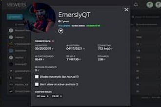 create automated livestreaming bot, fivem bot, twitch bot