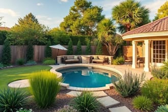 design custom landscapes for your backyard, garden, pool area, patio,front yard