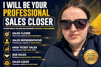 be your high ticket sales closer for coaching an consulting sales closer expert