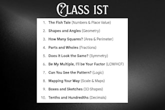 teach maths class 1st to 5th