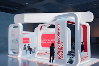 design trade show booth, backdrop banner, exhibition, outdoor, roll up banner