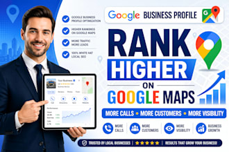 rank your  business profile on google maps and increase local visibility