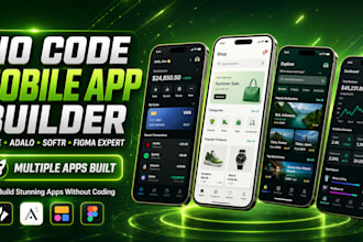 build glide flutterflow adalo softr airtable pwa no code mvp expert