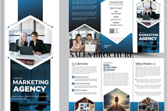 design stunning real estate brochures, listings sales decks