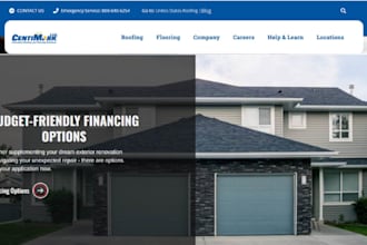 build hvac roofing website construction website plumbing contractor website