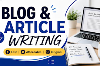 write SEO blog articles and website content