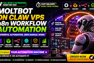 setup moltbot on claw vps and build n8n workflow automation