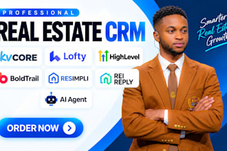 real estate kvcore lofty crm gohighlevel boldtrail resimpli rei reply ai agent