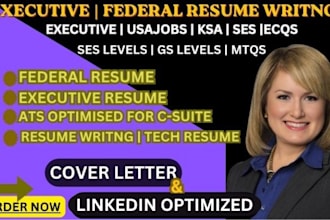 write a professional executive resume for senior leadership