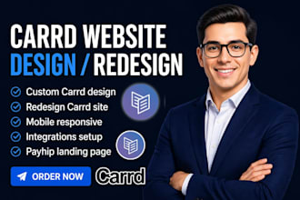 do carrd website design redesign carrd landing page carrd co business card