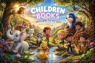 children story book illustrtation kids illustration watercolour picture book