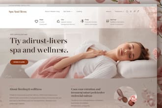 design website beauty salon vagaro luxury spa wellness booking wordpress website