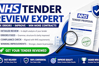 review edit and improve your nhs tender proposal for success