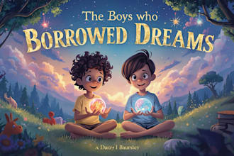 do children book illustration, storybook editing and KDP book cover design