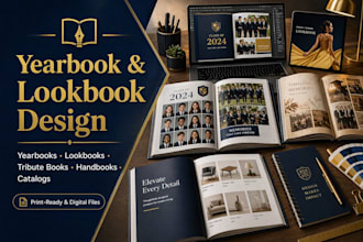 design school yearbook lookbook tribute page book catalog graduation memory book