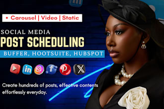 schedule social media post with hootsuite, buffer, metricool to boost engaement