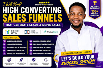 gohighlevel sales funnels clickfunnels sales funnel landing page thrivecart