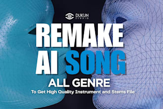 remake or recreate ai song to high quality instrumental beat