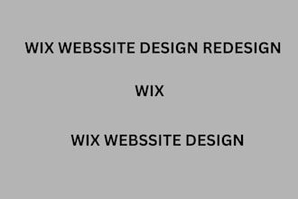 wix website design, wix website redesign, edit wix website