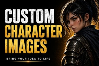 create a unique fantasy character design or ai art prompt