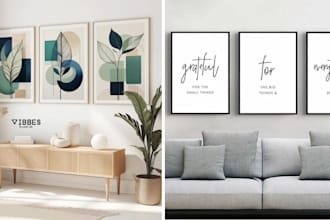 stunning printable wall art and poster designs for your etsy shop or home docor