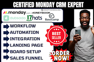 setup honeybook monday crm dubsado 17hats basecamp  acuity scheduling zapier int