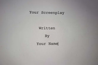 proofread, polish and format your script or screenplay