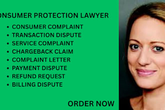 handle consumer complaints, billing, financial disputes, and refund claim cases