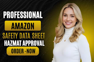 prepare amazon fba safety data sheet for amazon hazmat compliance