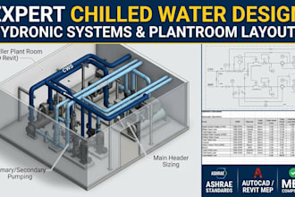 design chilled water systems and chiller plant piping layouts