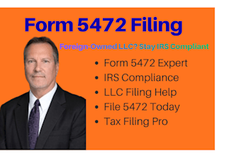 file form 5472 and pro forma 1120 for non US llc owners